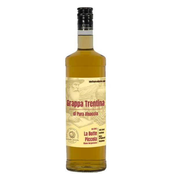 bottiglia grappa cappelletti vecio lambic invecchiata
