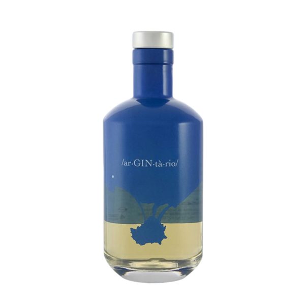 bottiglia di gin argintario