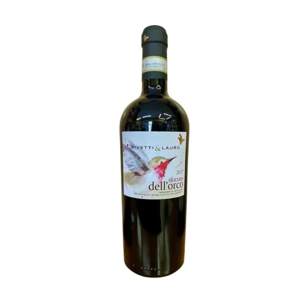 bottiglia sforzato di valtellina rivetti e l'orco